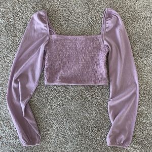 Purple h&m blouse